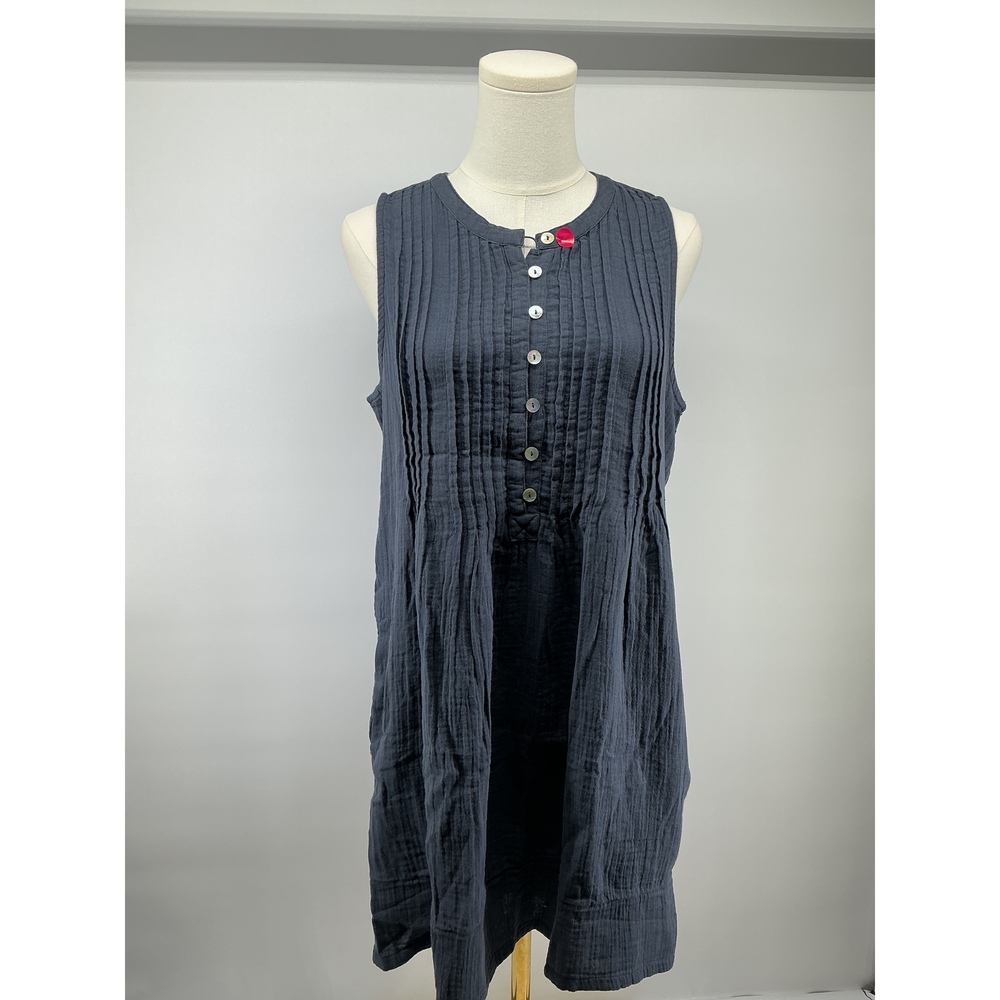 100% Organic Cotton Gauze Sleeveless Swing Dress